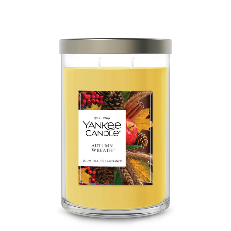 Autumn Wreath™ Large Tumbler Candle E4