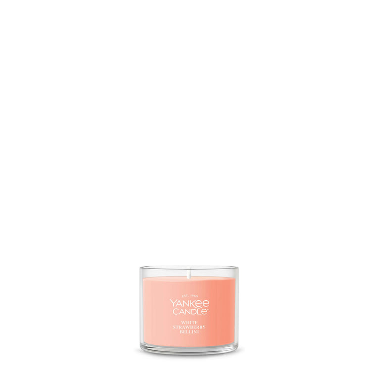 White Strawberry Bellini Mini Candle N6