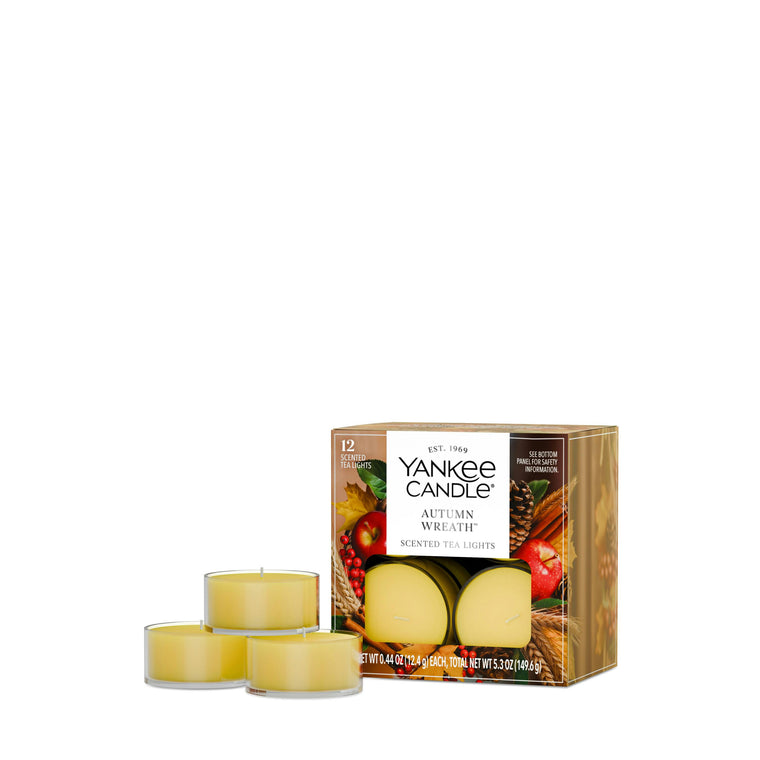 Autumn Wreath™ Scented Tea Light Candles T2