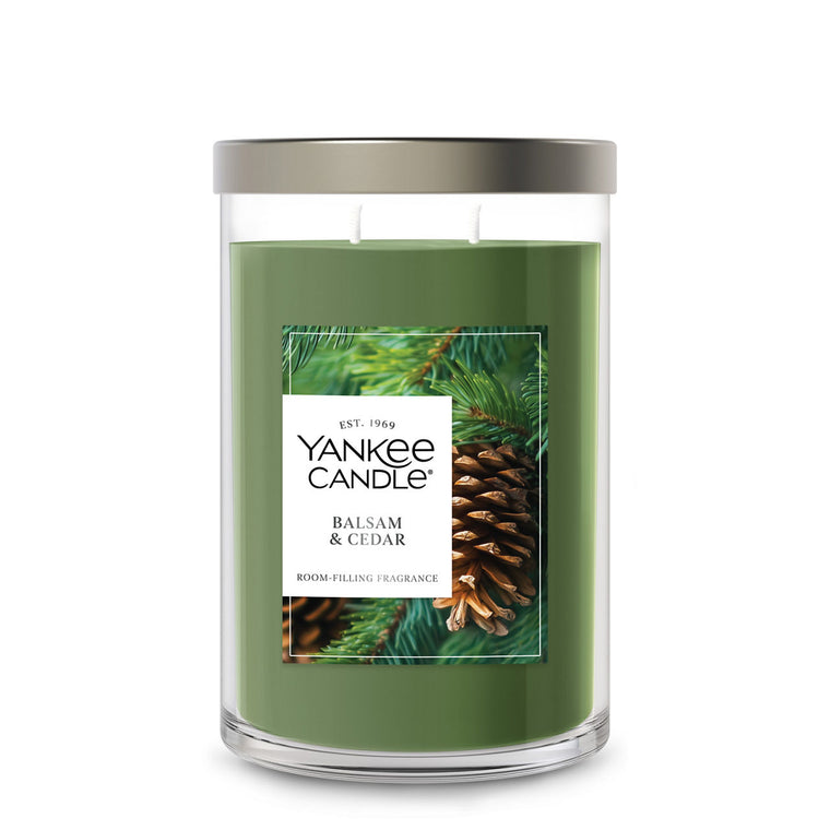 Balsam & Cedar Large Tumbler Candle W0