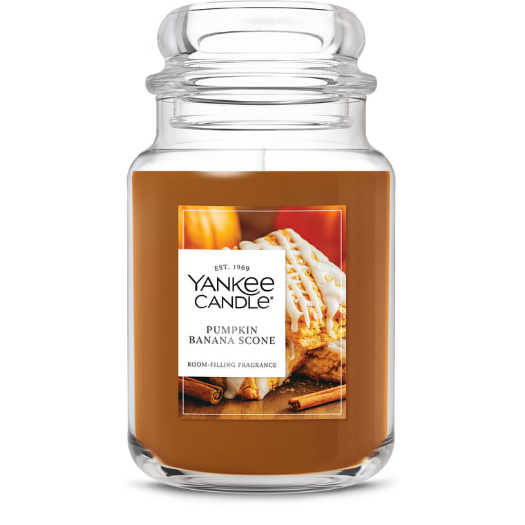 Pumpkin Banana Scone Original Large Jar Candle Q6
