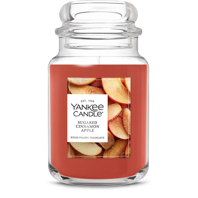 Sugared Cinnamon Apple Original Large Jar Candle U1