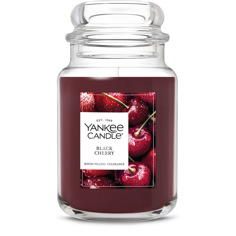 Black Cherry Original Large Jar Candle F4