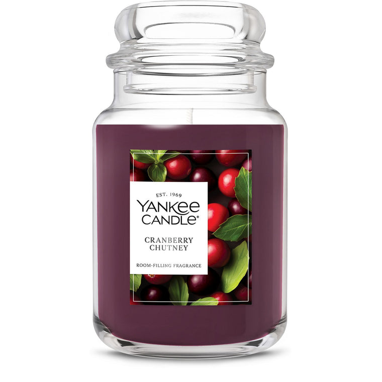 Cranberry Chutney Original Large Jar Candle A5
