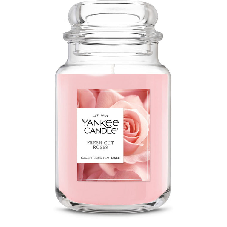 Fresh Cut Roses Original Large Jar Candle D3