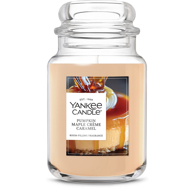 Pumpkin Maple Crème Caramel Original Large Jar Candle A6