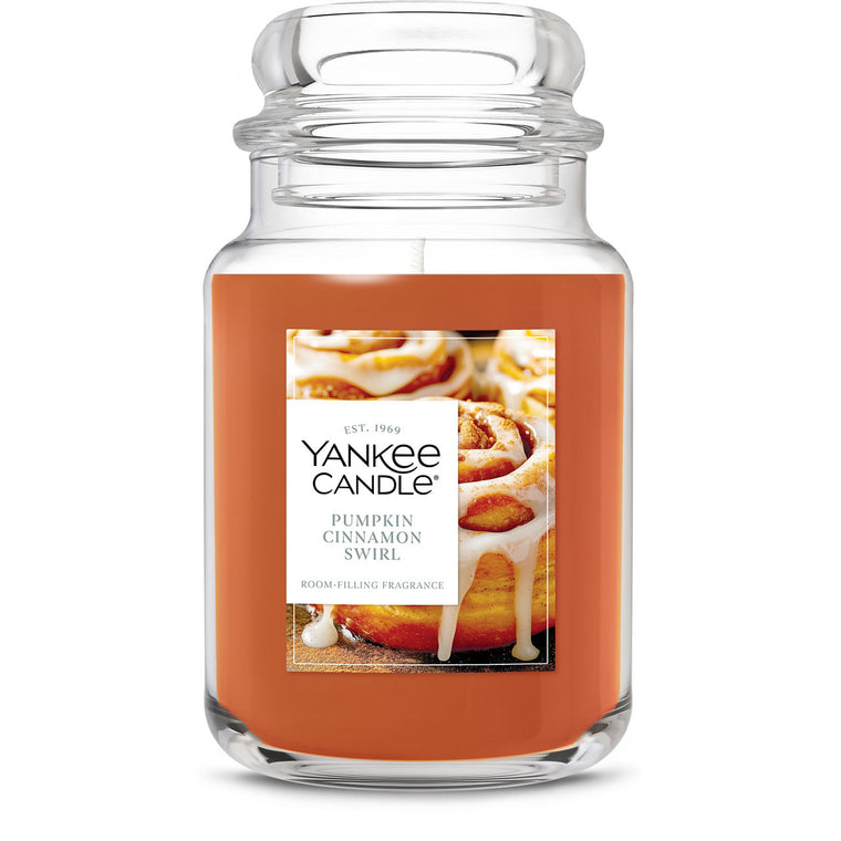 Pumpkin Cinnamon Swirl Original Large Jar Candle E1