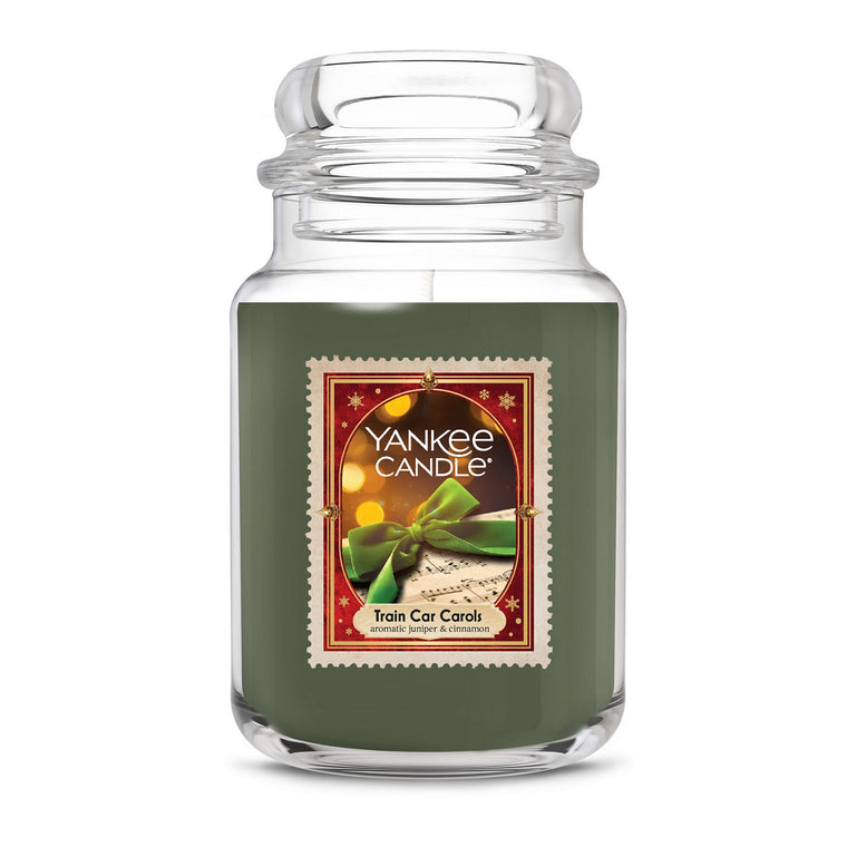 Train Car Carols Original Large Jar Candle D8