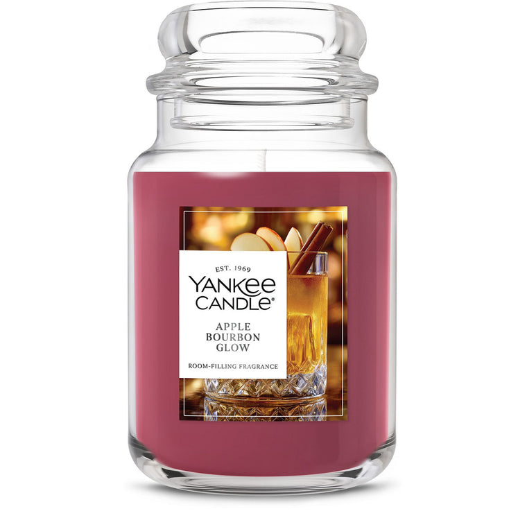 Apple Bourbon Glow Original Large Jar Candle U3