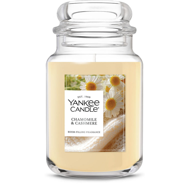 Chamomile & Cashmere Original Large Jar Candle O0