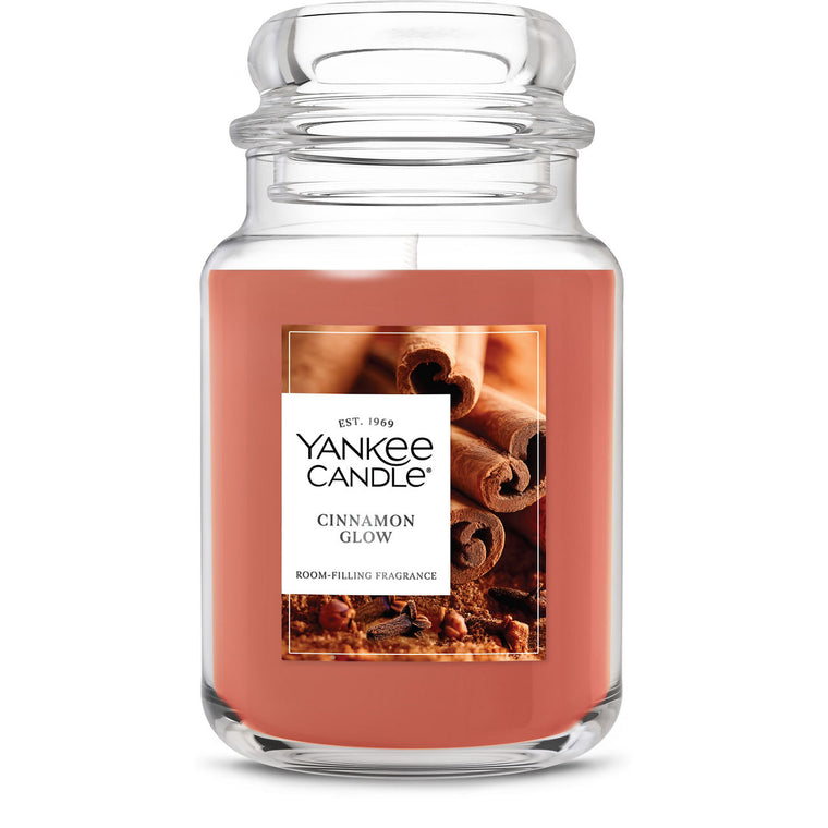Cinnamon Glow Original Large Jar Candle I9
