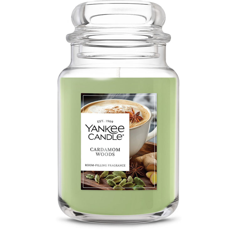 Cardamom Woods Original Large Jar Candle G4