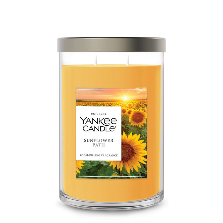 Sunflower Path Large Tumbler Candle T0