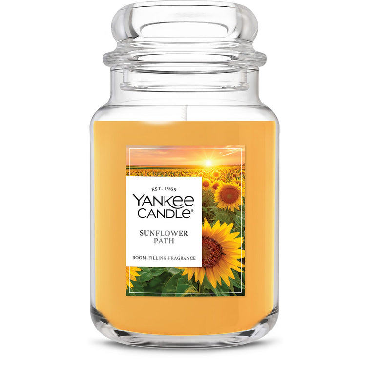 Sunflower Path Original Large Jar Candle D9