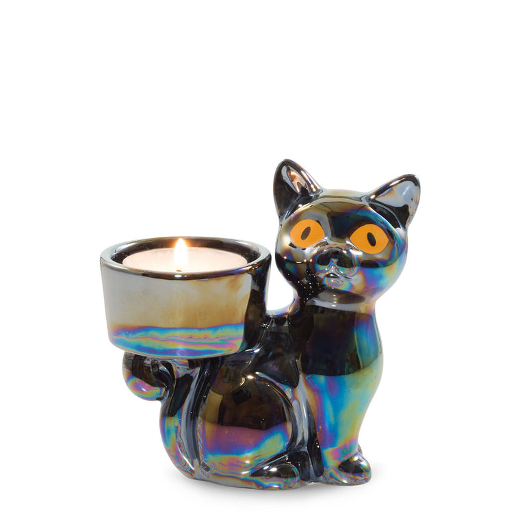 Twilight Whiskers Tea Light Candle Holder G6