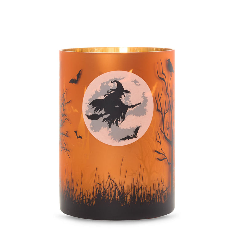 Witch's Moon Jar Candle Holder Z2