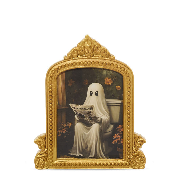 Reading Ghost Portrait Tea Light Candle Holder S0