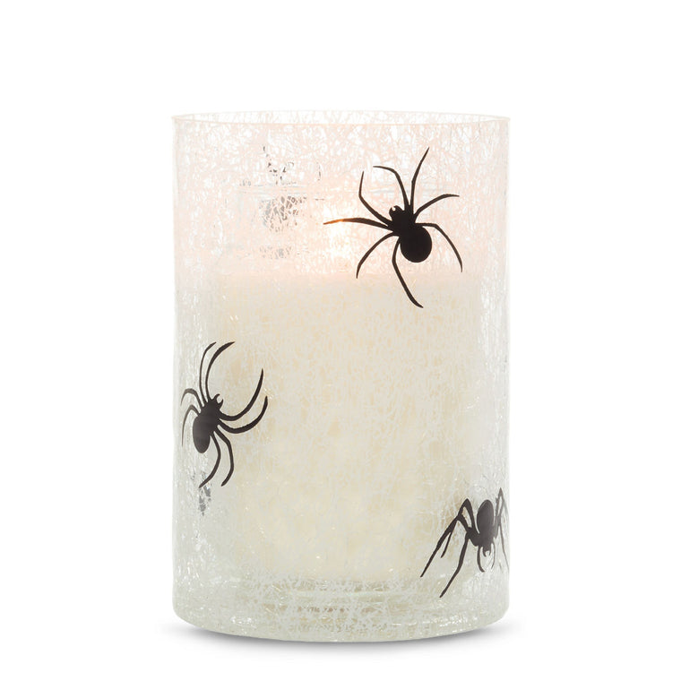 Spider Web Jar Candle Holder N0