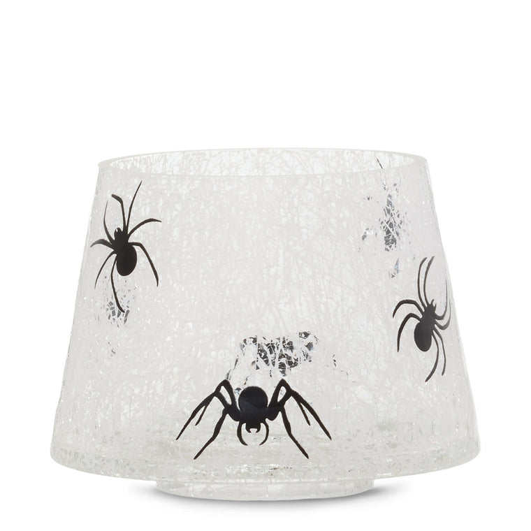Spider Web Jar Candle Shade W2