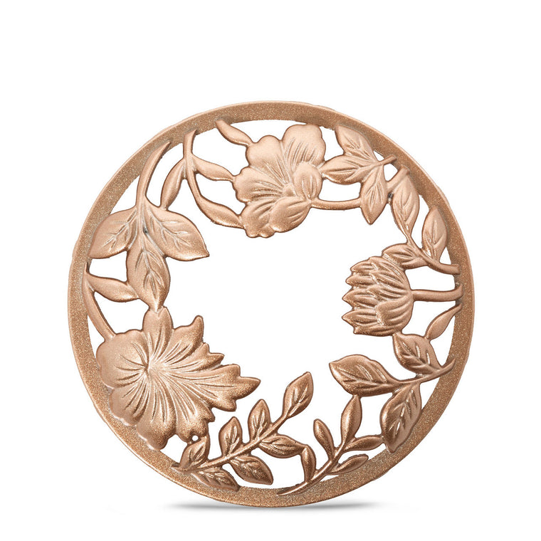 Floral Etch Illuma-Lid® Jar Candle Topper I4
