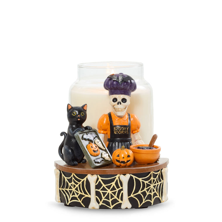 Bonebury Lane Spooky Kookies Jar Candle Holder K9