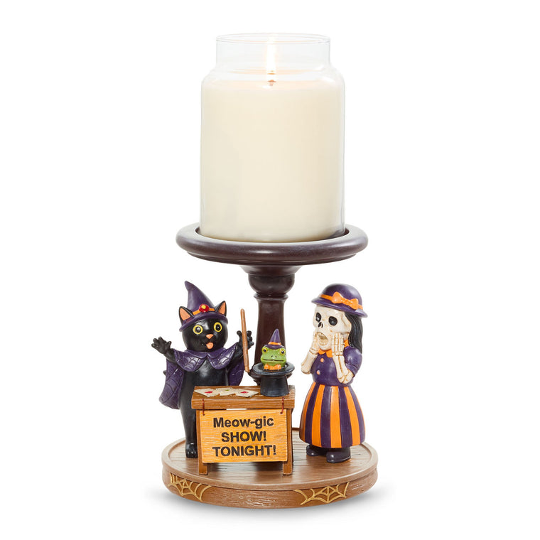 Bonebury Lane Meow-gic Show Candle Pedestal Z5